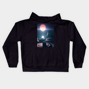 BEAUTIFUL SPACE JOURNEY Kids Hoodie